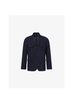 Mens Paul Smith Safari Single-Breasted Wool Jacket
