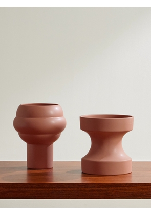The Conran Shop - Tree and Bolt Set of Two Earthenware Vases - Men - Brown