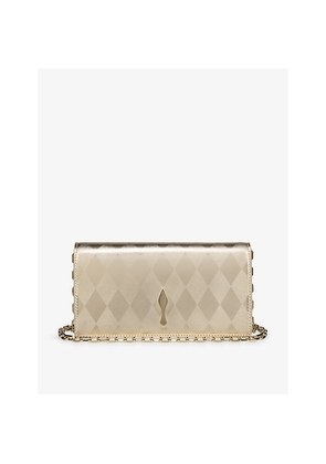 Womens Christian Louboutin Bettina Leather Clutch Bag