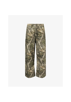 Womens Jaded London Relaxed-Fit Camo Colossus Denim Jeans