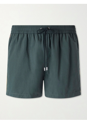 Paul Smith - Straight-Leg Short-Length Recycled Swim Shorts - Men - Green - S
