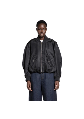 Cropped Cocoon Bomber
