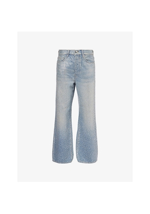 Mens Amiri Embellished Baggy-Fit Denim Jeans