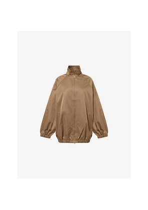 Womens The Frankie Shop Baxter Oversized Woven Track Jacket