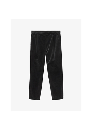 Womens Allsaints Aleida Tapered-Leg Velvet Trousers