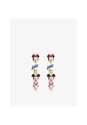 Womens Baublebar x Disney Characters Gold-Plated Drop Earrings