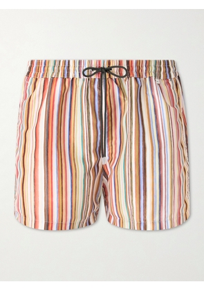 Paul Smith - Straight-Leg Mid-Length Striped Recycled Swim Shorts - Men - Multi - S