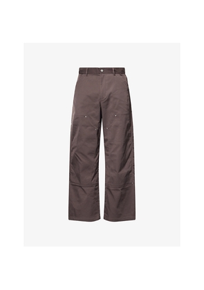 Mens Cole Buxton Carpenter Straight-Leg Nylon Trousers