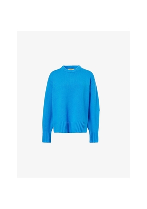 Womens Guest In Residence Cozy Round-Neck Cashmere Jumper