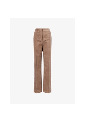 Womens Samsoe Samsoe Salot Straight-Leg Corduroy Trousers