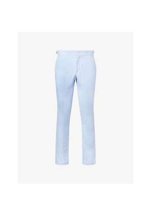 Mens Orlebar Brown Griffon Straight-Leg Linen Trousers