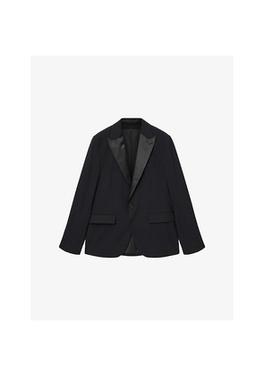 Mens Allsaints Germain Single-Breasted Stretch-Woven Blazer