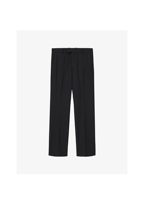 Mens Allsaints Germain Straight-Leg Stretch-Woven Trousers