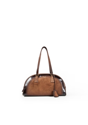 Bowling Medium Suede Bag