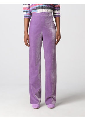 Pants BOUTIQUE MOSCHINO Woman color Violet