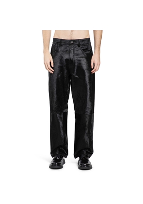 Wide Twist Cowhide Pants