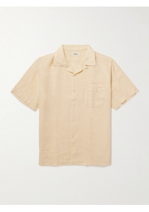 Hartford - Palmito Mc Pat Convertible-Collar Linen Shirt - Men - Neutrals - S