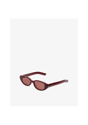 Womens Retrosuperfuture Vega Bordeaux Acetate Sunglasses