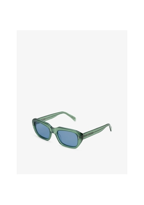 Womens Retrosuperfuture Miles Square-Frame Acetate Sunglasses