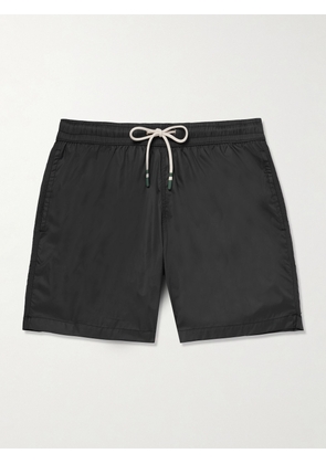 Hartford - Slim-Fit Mid-Length Recycled Swim Shorts - Men - Black - S