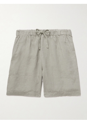Hartford - Joggy Straight-Leg Linen Bermuda Shorts - Men - Green - IT 44
