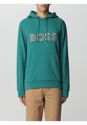 Sweatshirt BOSS Men color Green