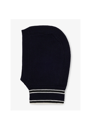 Womens Fusalp Ribbed Striped Wool Baclava