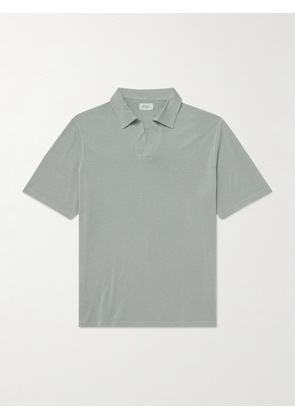 Hartford - Lyocell and Cotton-Blend Polo Shirt - Men - Green - S