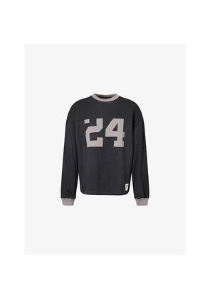 Mens Nahmias Varsity Long-Sleeves Cotton-Jersey T-Shirt