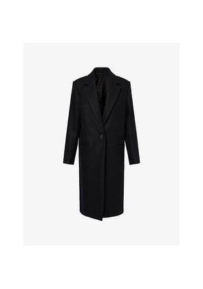 Womens Toteme Classic Single-Breasted Wool-Blend Coat