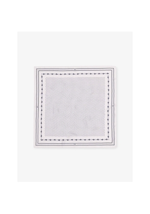 Womens Maje Polka Dot-Print Silk-Twill Scarf