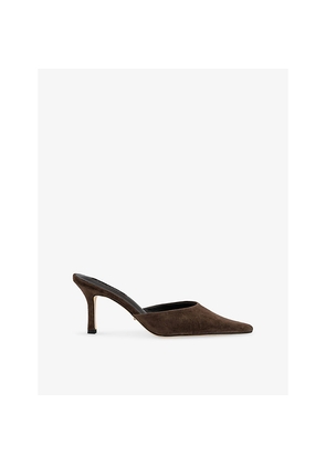 Womens Tony Bianco Sicily Suede Heeled Mules