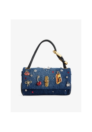 Womens Marc Jacobs The Dual Trinket Denim Shoulder Bag