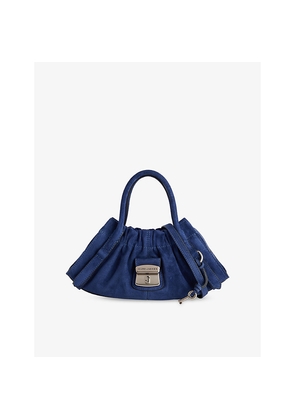 Womens Marc Jacobs Cristina Small Suede Top Handle Bag