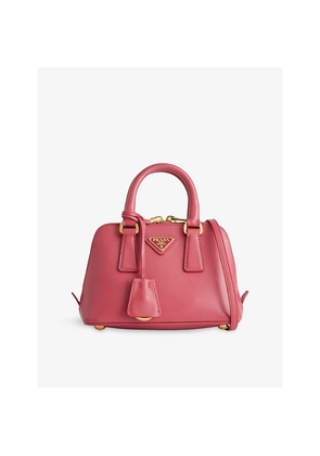 Womens Reselfridges Pre-Loved Prada Mini Lux Promenade Saffiano-Leather Satchel