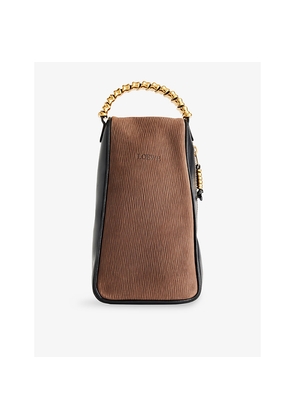 Womens Reselfridges Pre-Loved Loewe Velasquez Twist Leather Top-Handle Bag