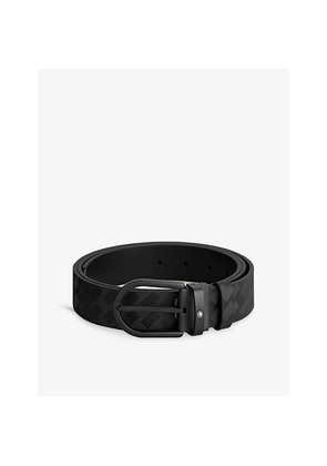Mens Montblanc Horseshoe-Buckle Leather Belt