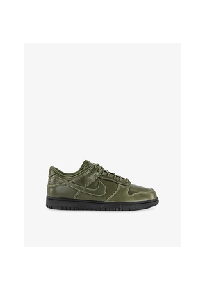 Mens Nike Dunk Low Retro Leather Trainers