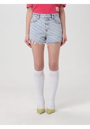 Shorts ALEXANDER WANG Woman color Blue