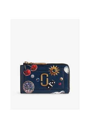 Womens Marc Jacobs Trinket Snapshot Leather Card Holder