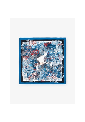 Womens Zadig&Voltaire Blondie Jungle 85 Silk Scarf