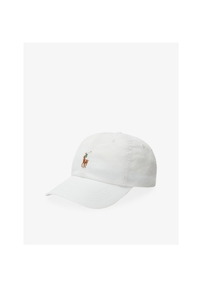 Womens Polo Ralph Lauren Brand-Embroidered Stretch-Twill Cap