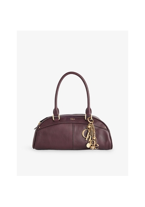 Womens Chloe Bowling Medium Leather Shoulder Bag