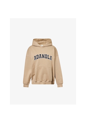 Womens Adanola Varsity Oversized Cotton-Jersey Hoody