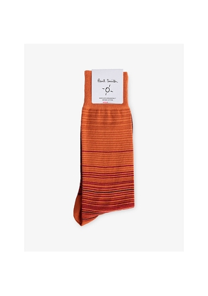 Mens Paul Smith Marcel Striped Cotton-Blend Socks