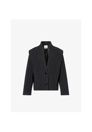 Womens Isabel Marant Etoile Dyogo Striped Wool-Blend Blazer