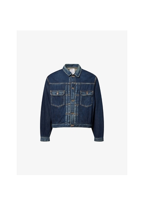 Mens Visvim 101X Faded Denim Jacket