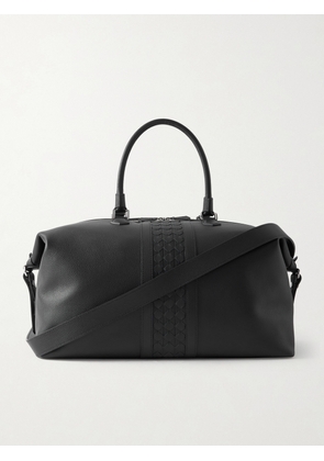 Serapian - Full-Grain Leather Weekend Bag - Men - Black