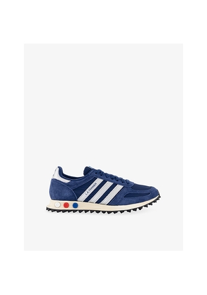 Mens Adidas La Trainer OG Mesh and Suede Trainers