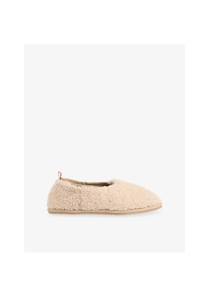 Womens Whistles Shearling Ballet Slippers